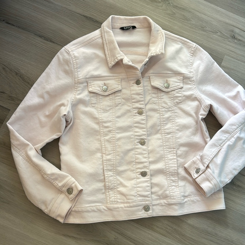 Buffalo David Bitton Women's Light Pink Denim Jacket